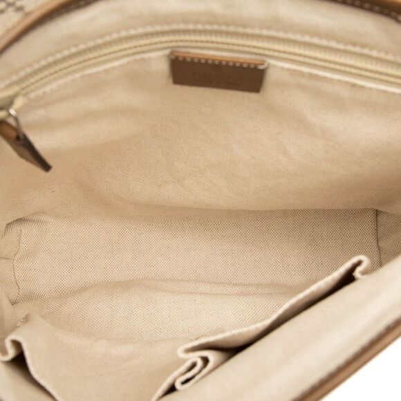 Gucci Diamante Diagonal Shoulder 295679 Beige PVC Leather Women's Gucci - Picture 4 of 6